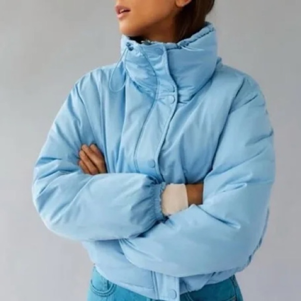 ✨‎ BDG Urban Outfitters Blue Puffer Jacket | Size Small ✨